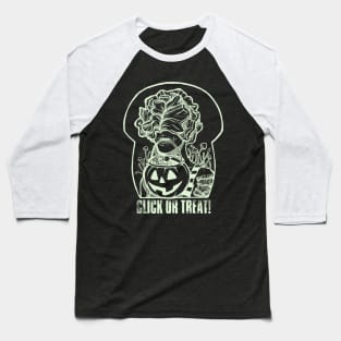 Trick-or-Treating Clicker (Dark) Baseball T-Shirt